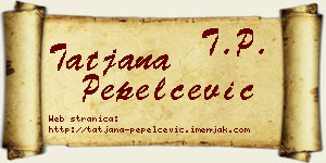 Tatjana Pepelčević vizit kartica